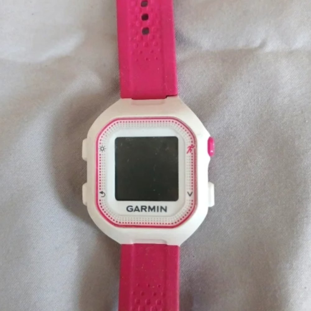 Rare Pink and white GARMIN running watch band